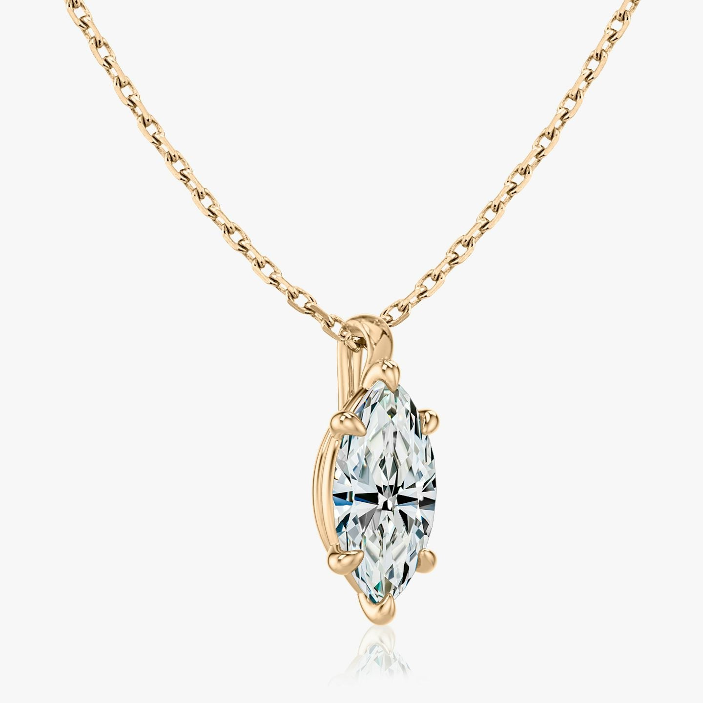 Marquise Solitaire Pendant