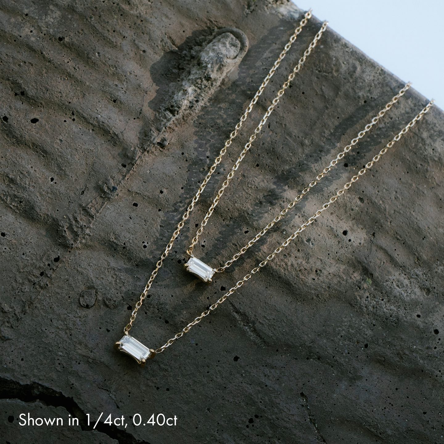 Baguette Necklace