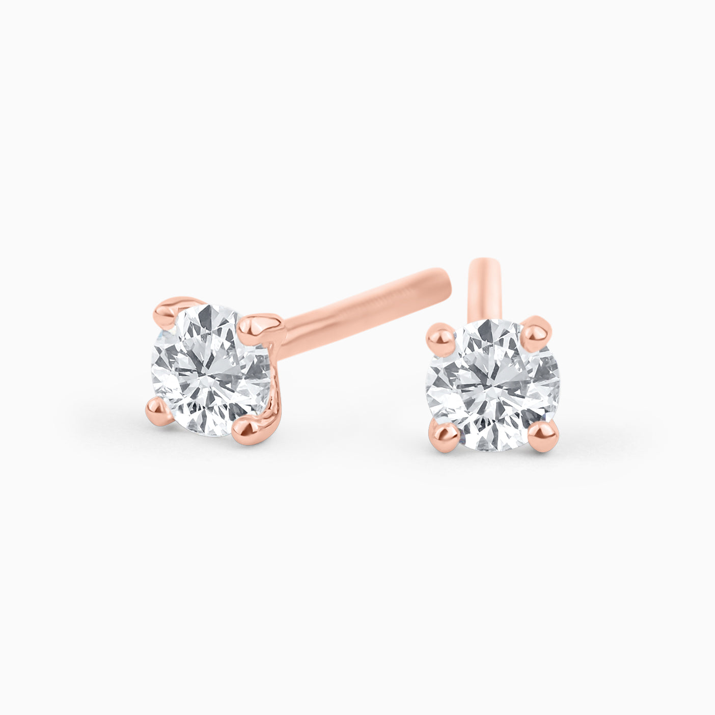 Solitaire Stud Earring