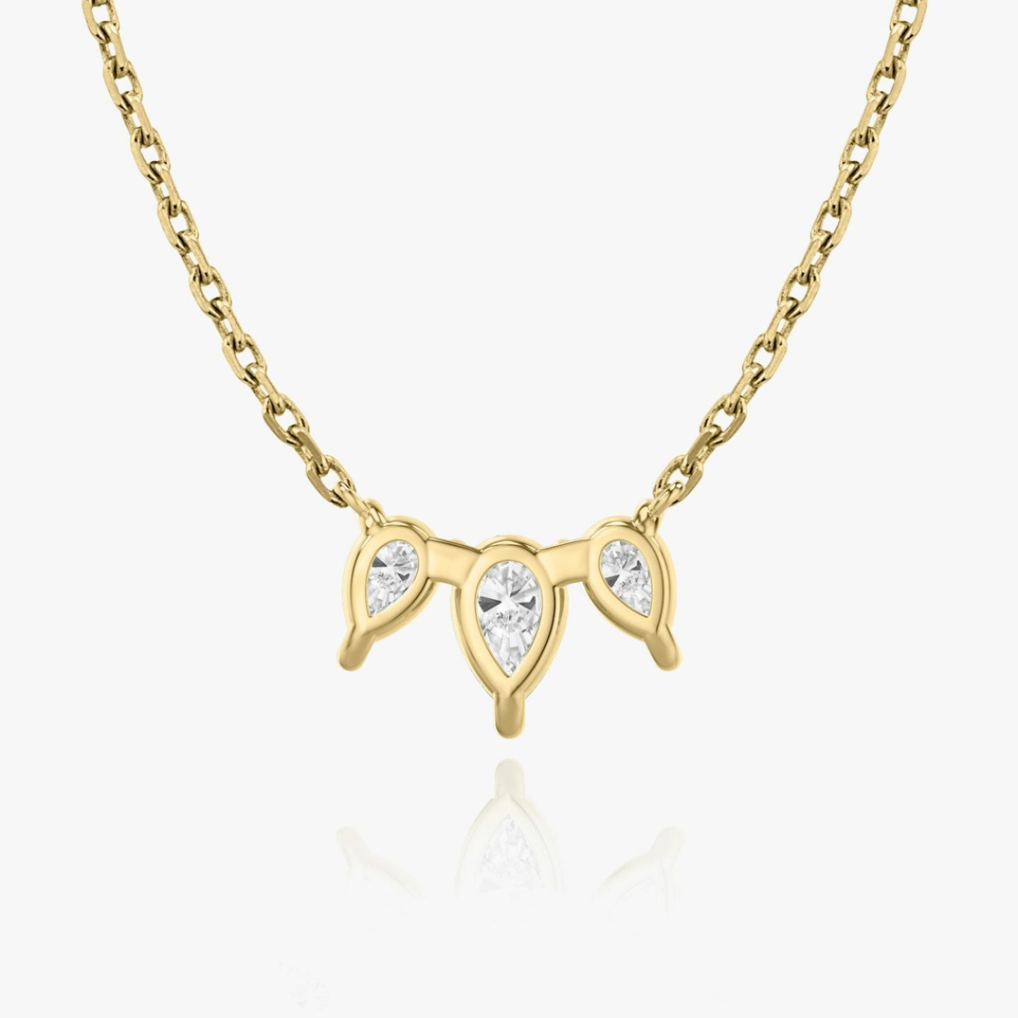 Pear Arc Necklace