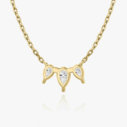 Pear Arc Necklace