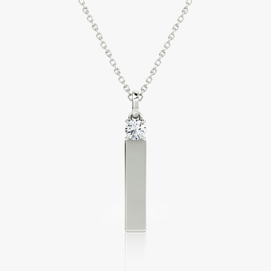 Solitaire Bar Pendant