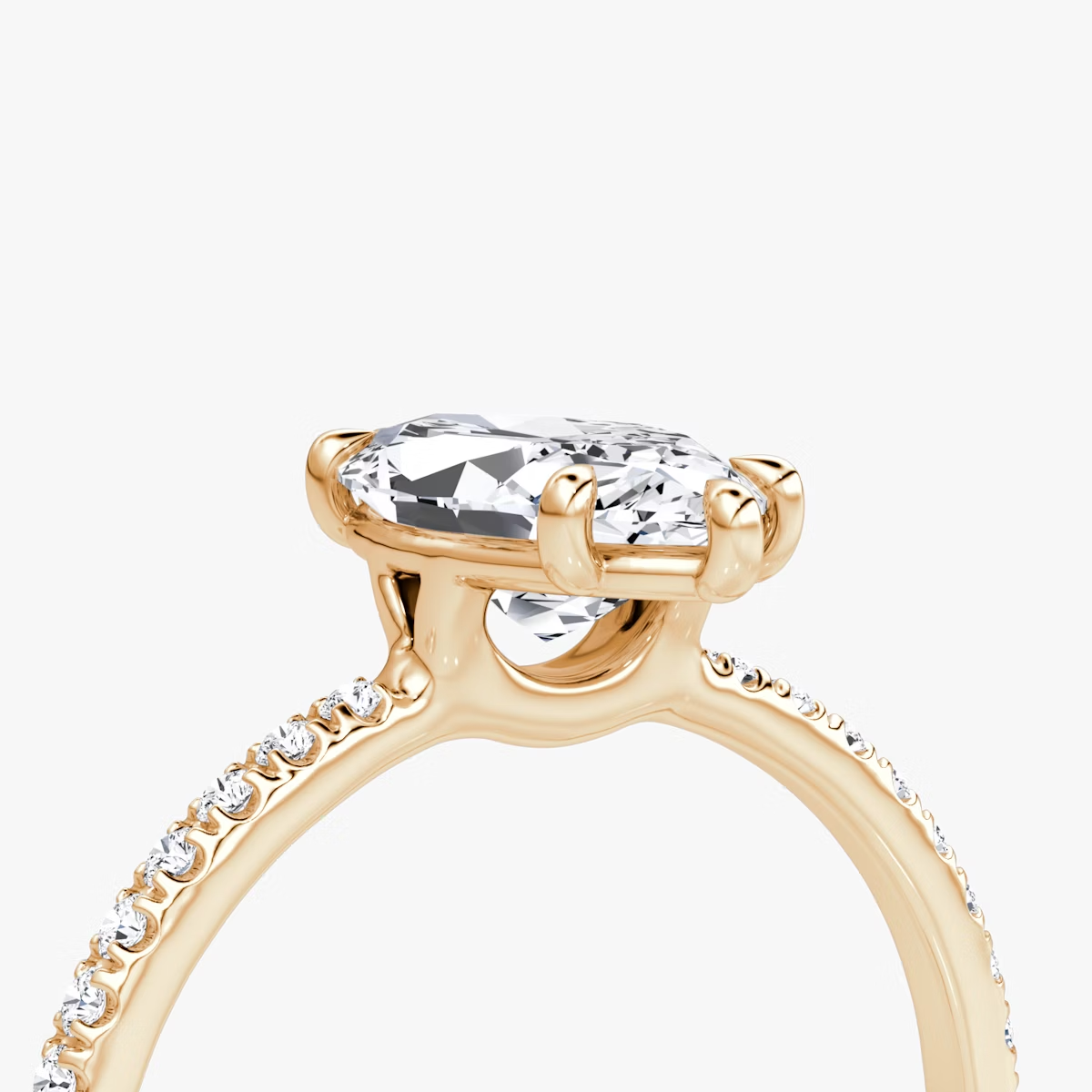 The Signature Marquise Engagement Ring in Large Band