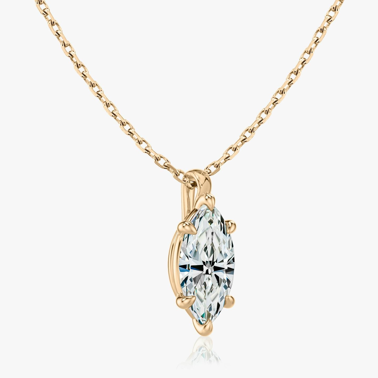 Marquise Solitaire Pendant