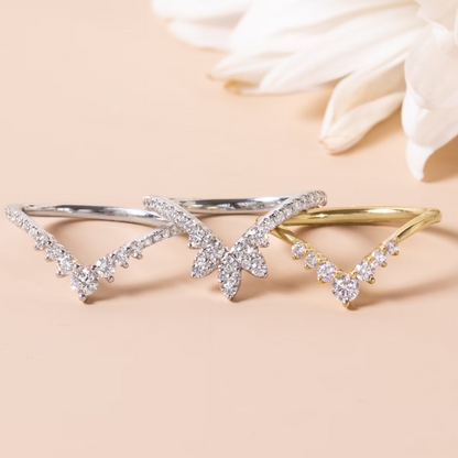 Petal Crown Pave Band