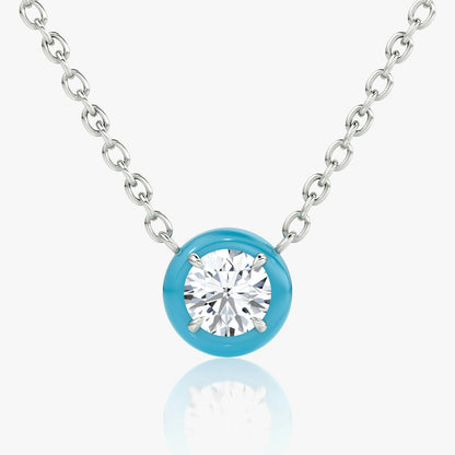 Aura Solitaire Necklace