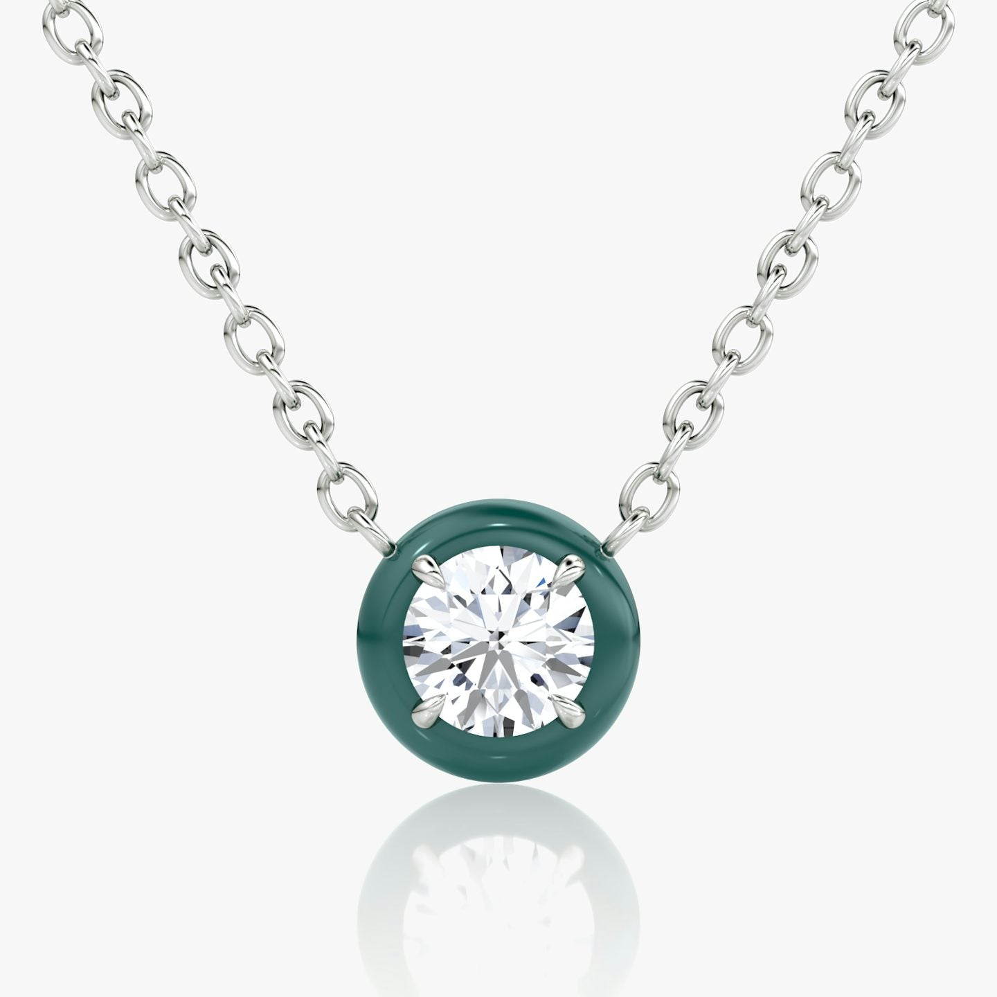 Aura Solitaire Necklace