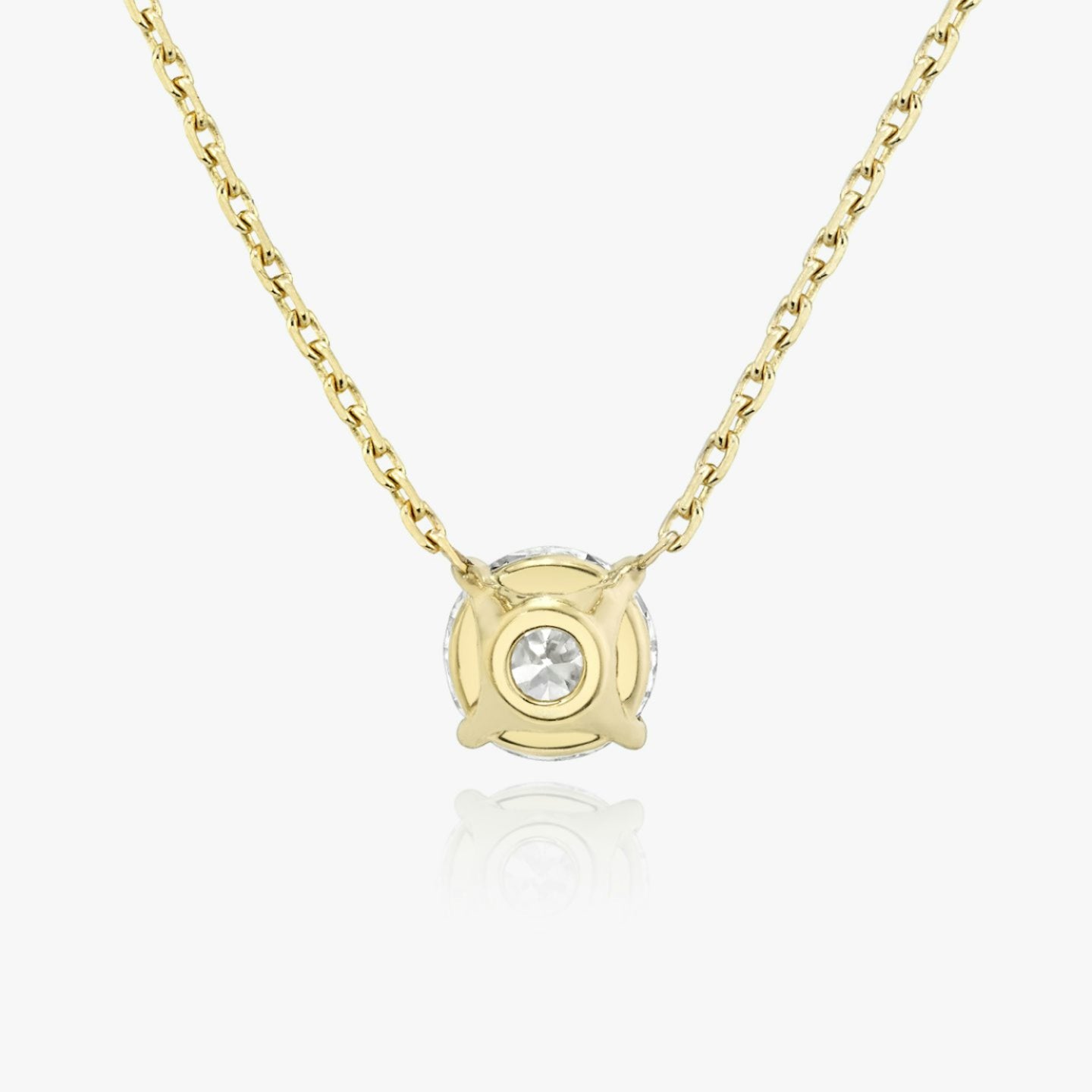 Round Solitaire Necklace