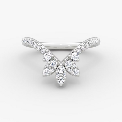 Petal Crown Pave Band