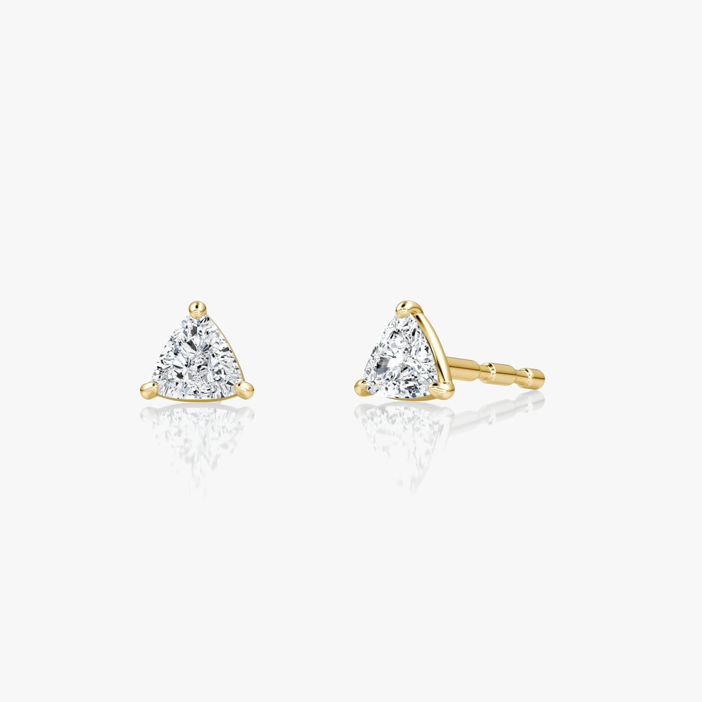 Petite Trillion Solitaire Stud