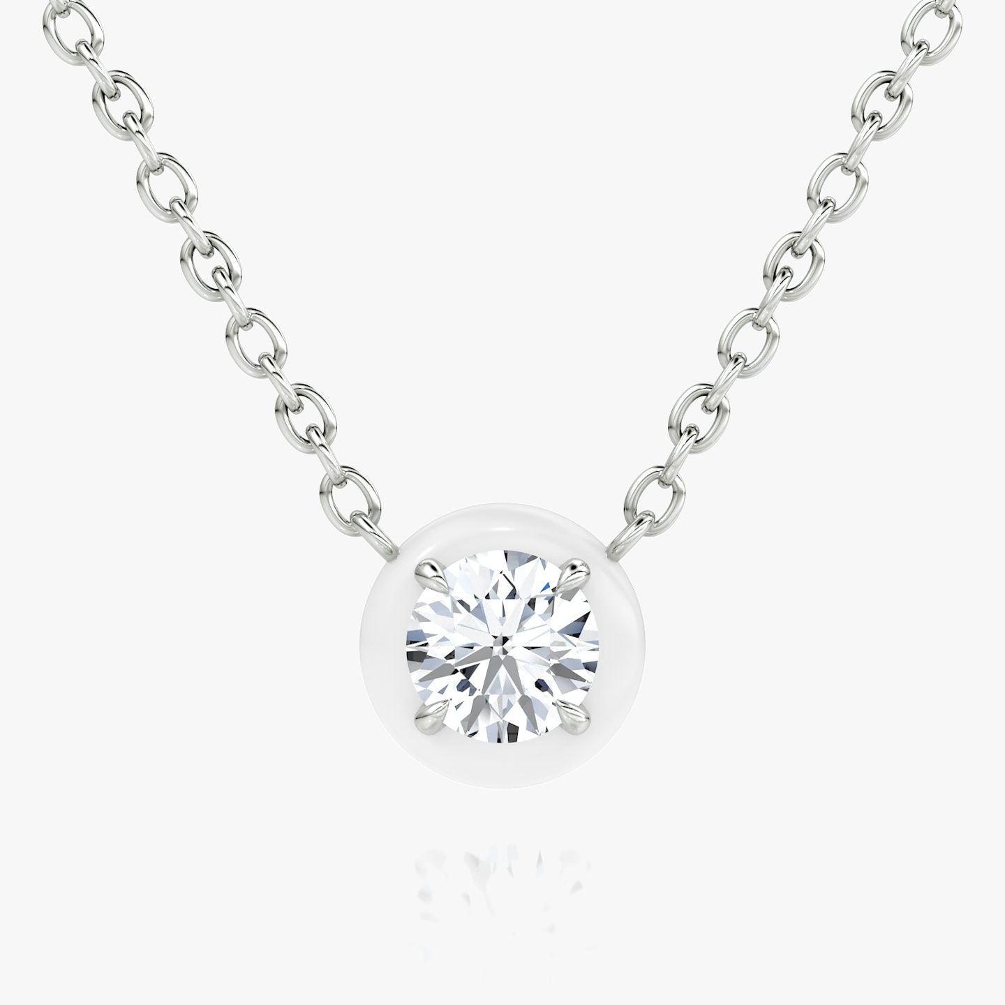 Aura Solitaire Necklace