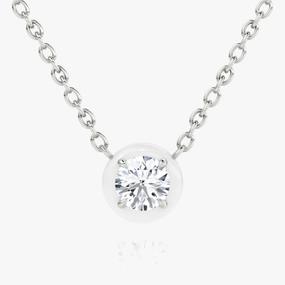 Aura Solitaire Necklace