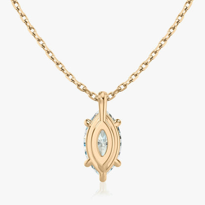 Marquise Solitaire Pendant