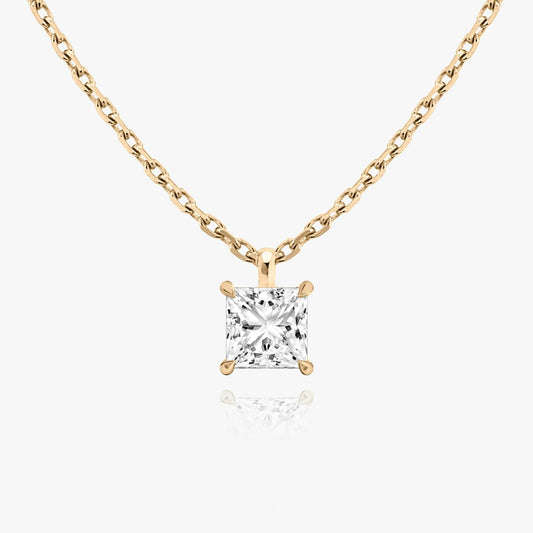 Princess Solitaire Pendant