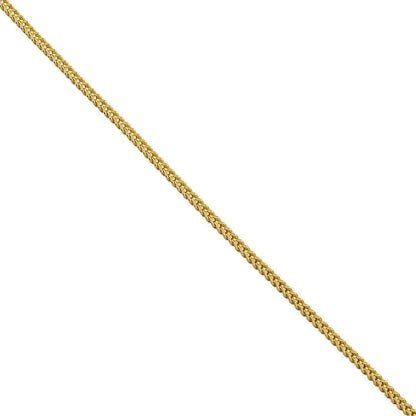 14k Yellow Gold Mens Franco Chain 4 mm