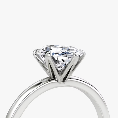 The V Oval Engagement Ring