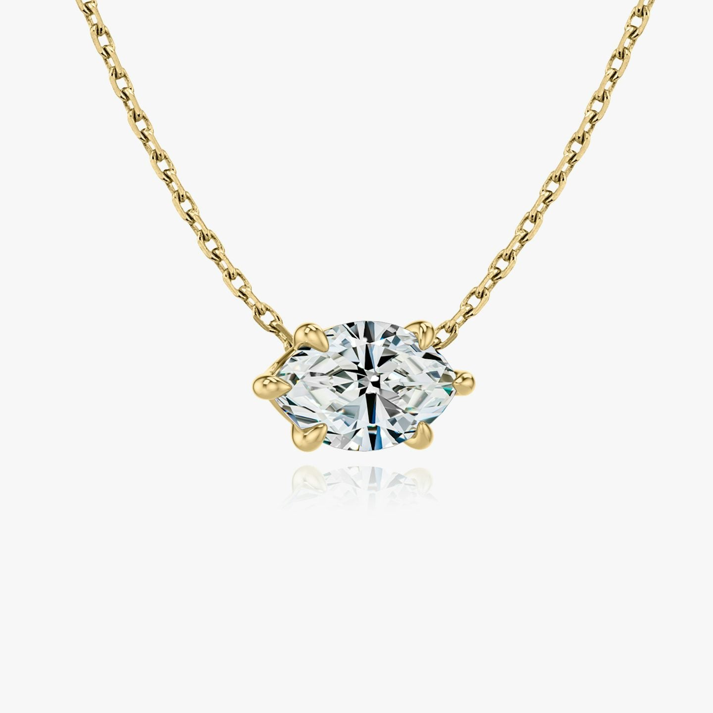 Marquise Solitaire Necklace