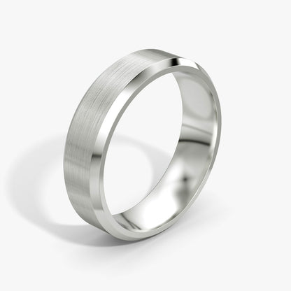 Brushed Bevel Band