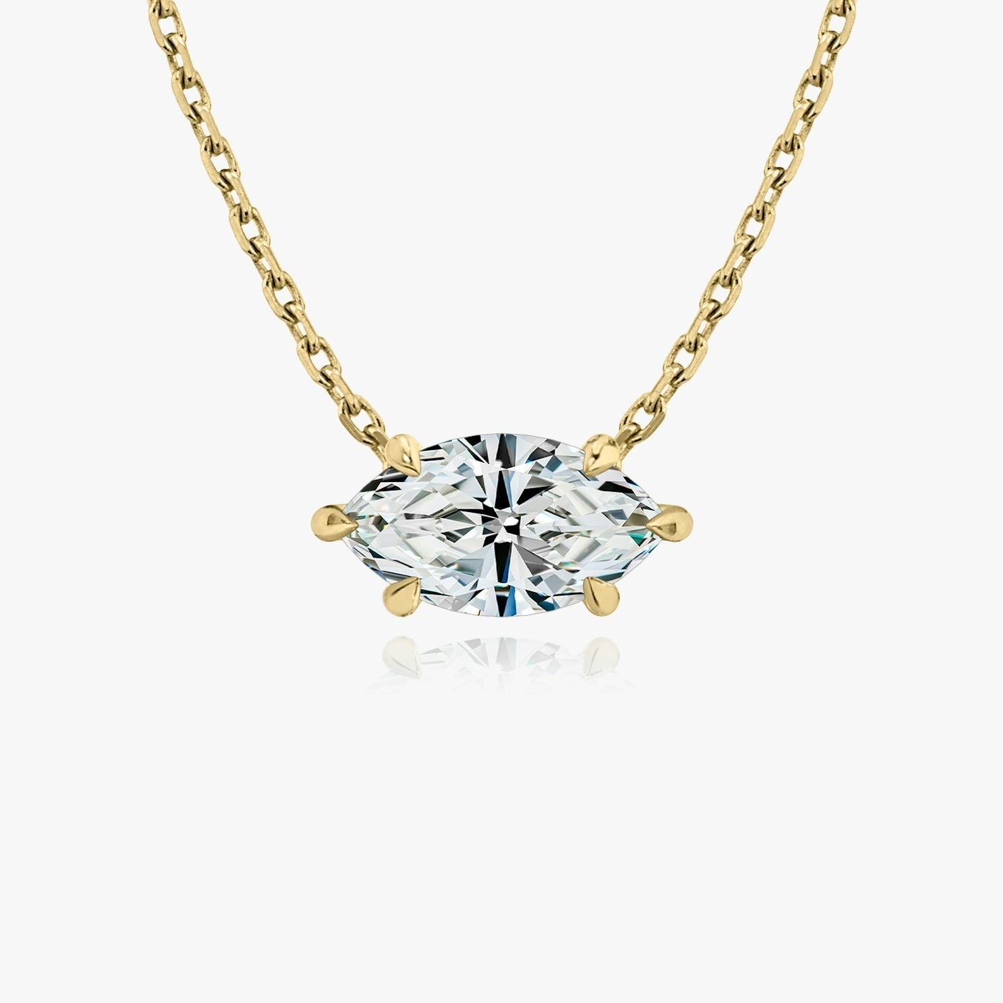 Marquise Solitaire Necklace