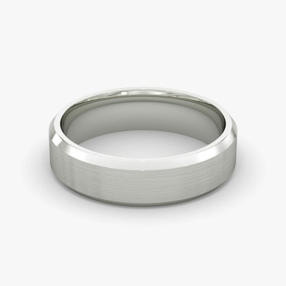 Brushed Bevel Band