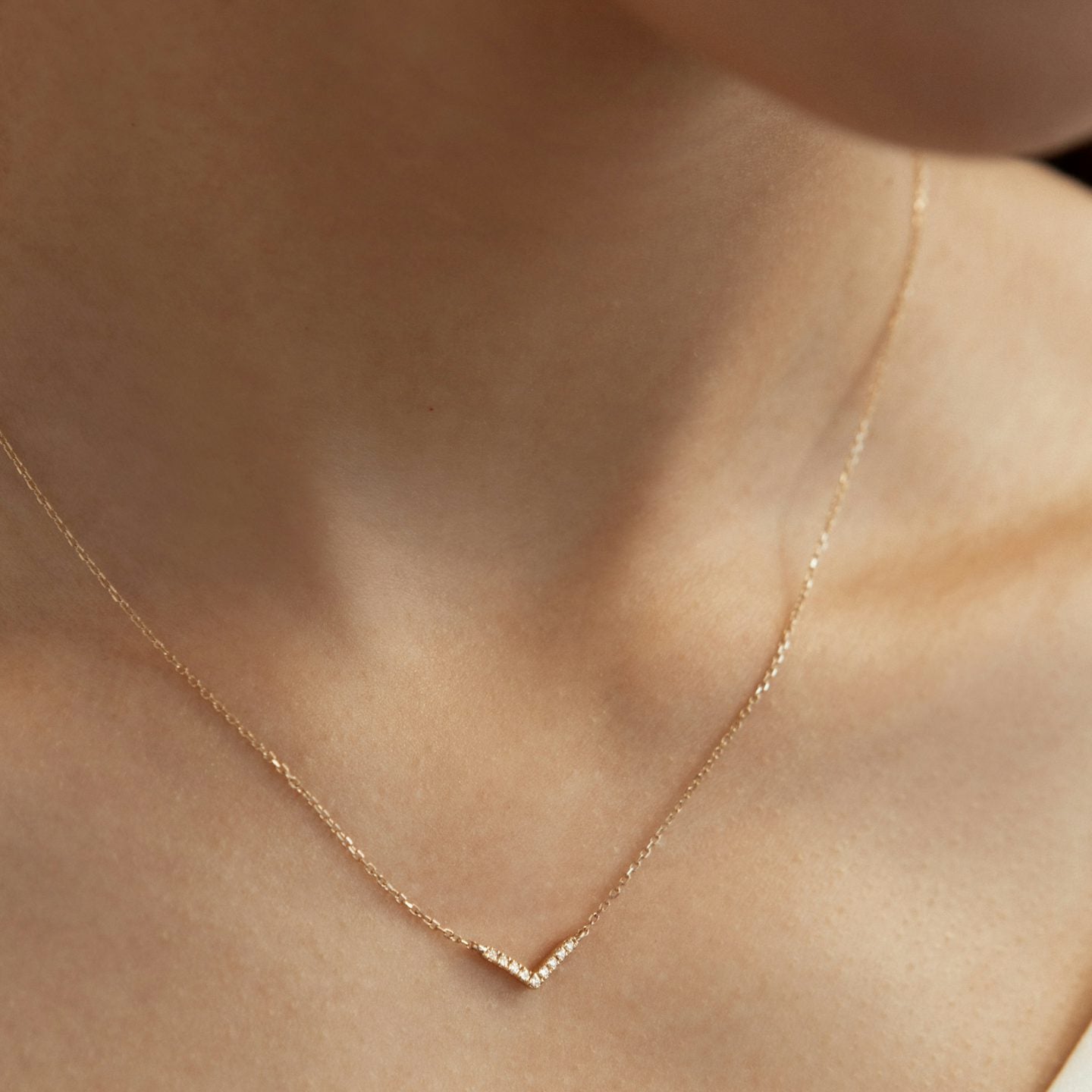 Petite V Necklace