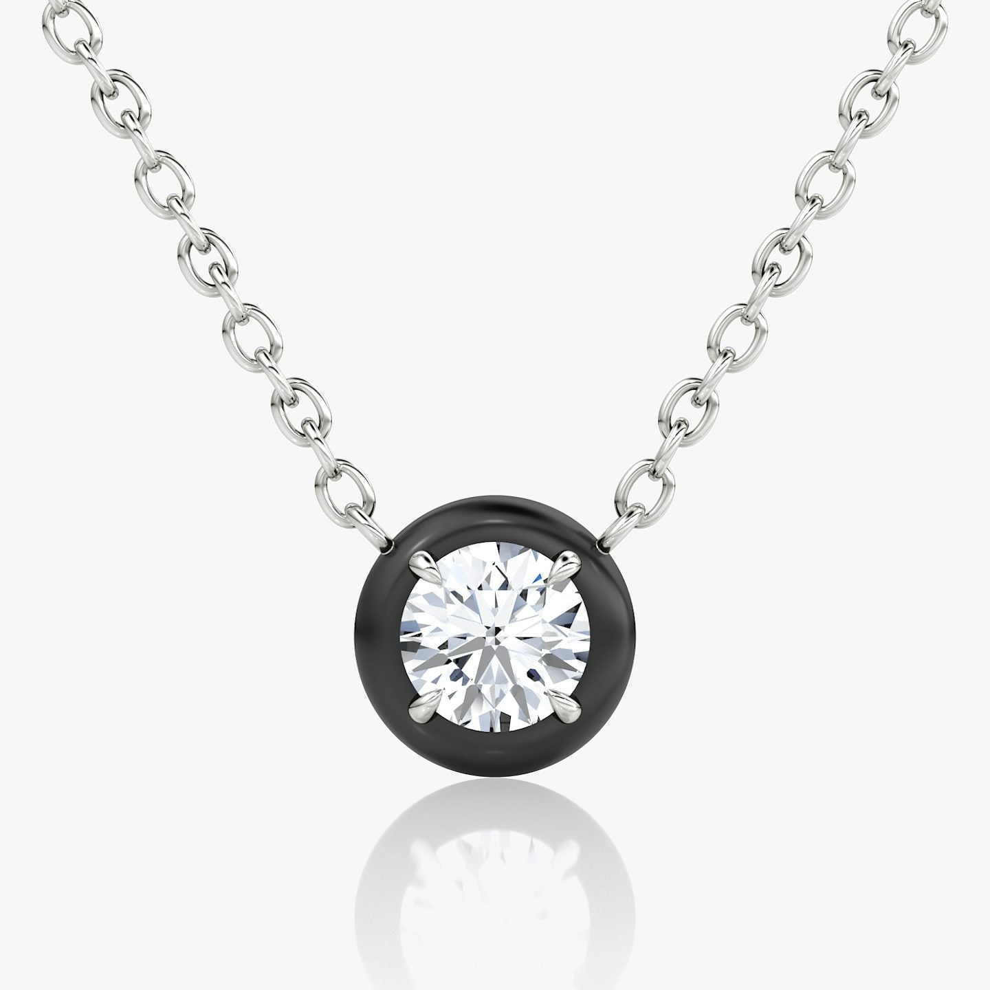 Aura Solitaire Necklace