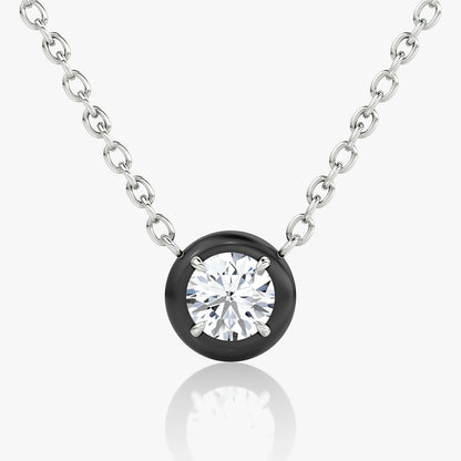 Aura Solitaire Necklace