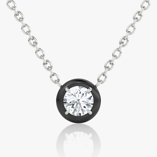 Aura Solitaire Necklace