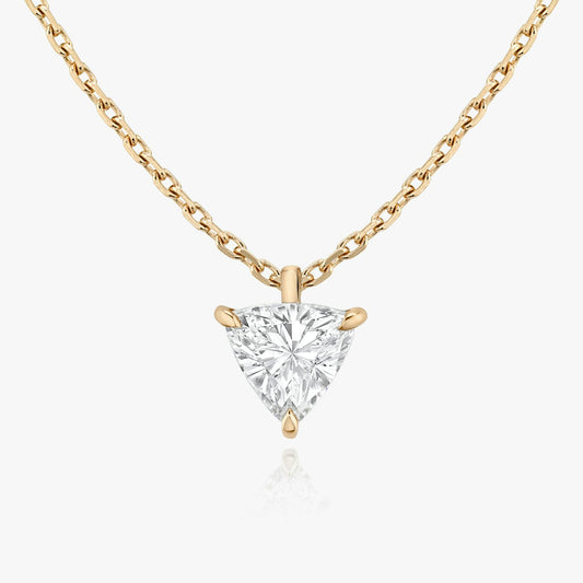 Trillion Solitaire Pendant