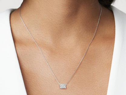 Emerald Cut Pendant