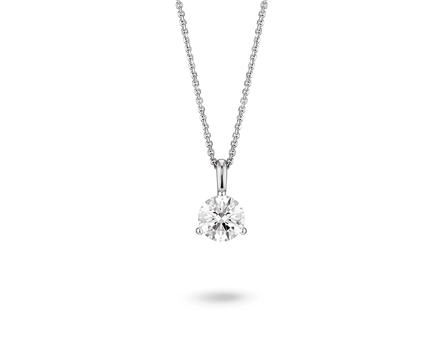 Round Brilliant Solitaire Bale Pendant