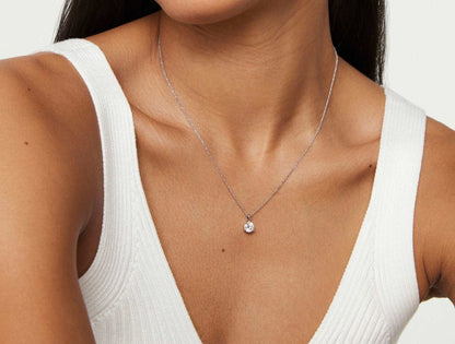 Round Brilliant Solitaire Bale Pendant