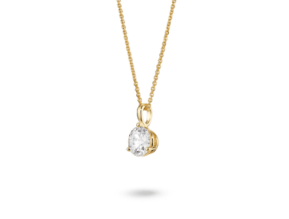 Round Brilliant Solitaire Bale Pendant