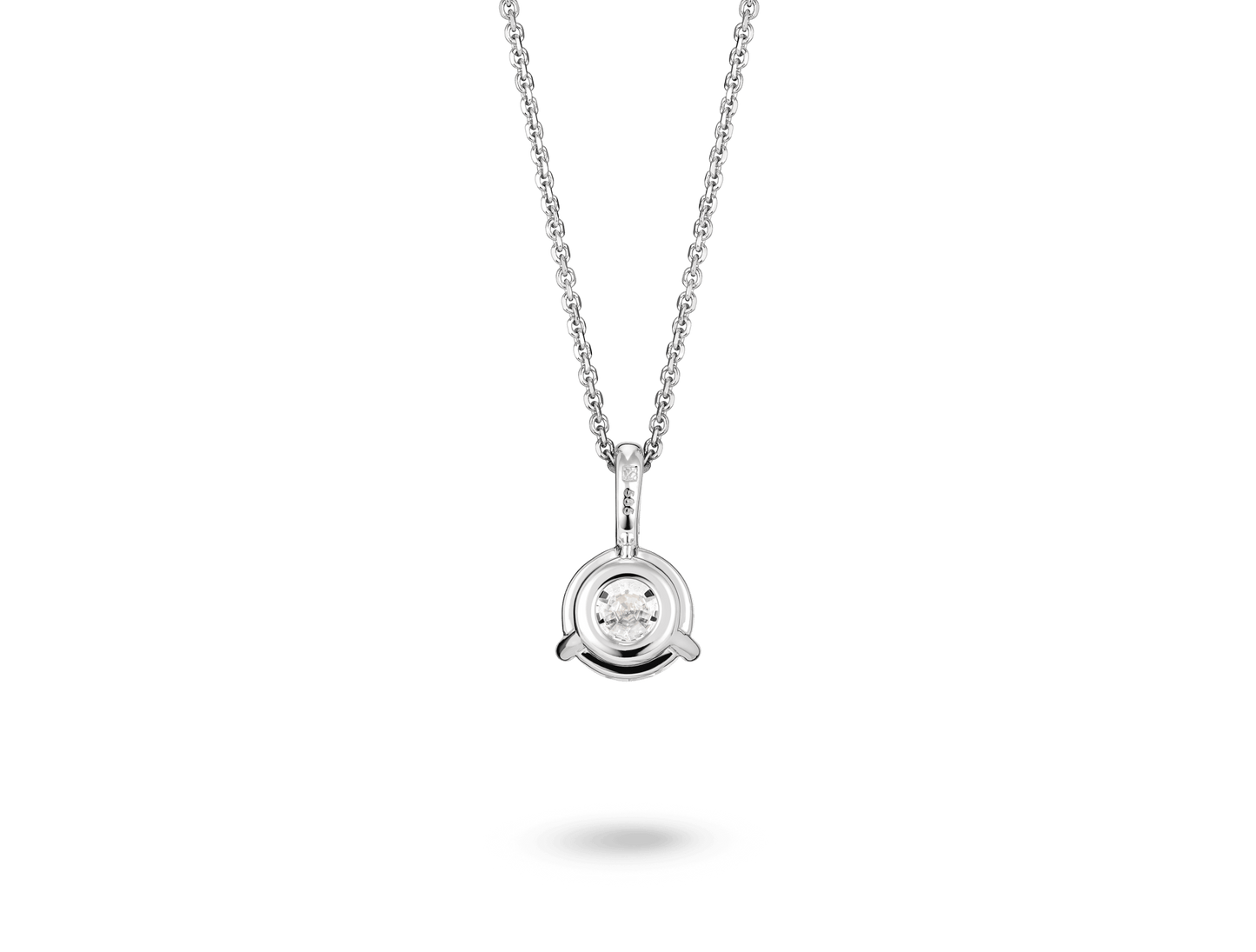 Round Brilliant Solitaire Bale Pendant