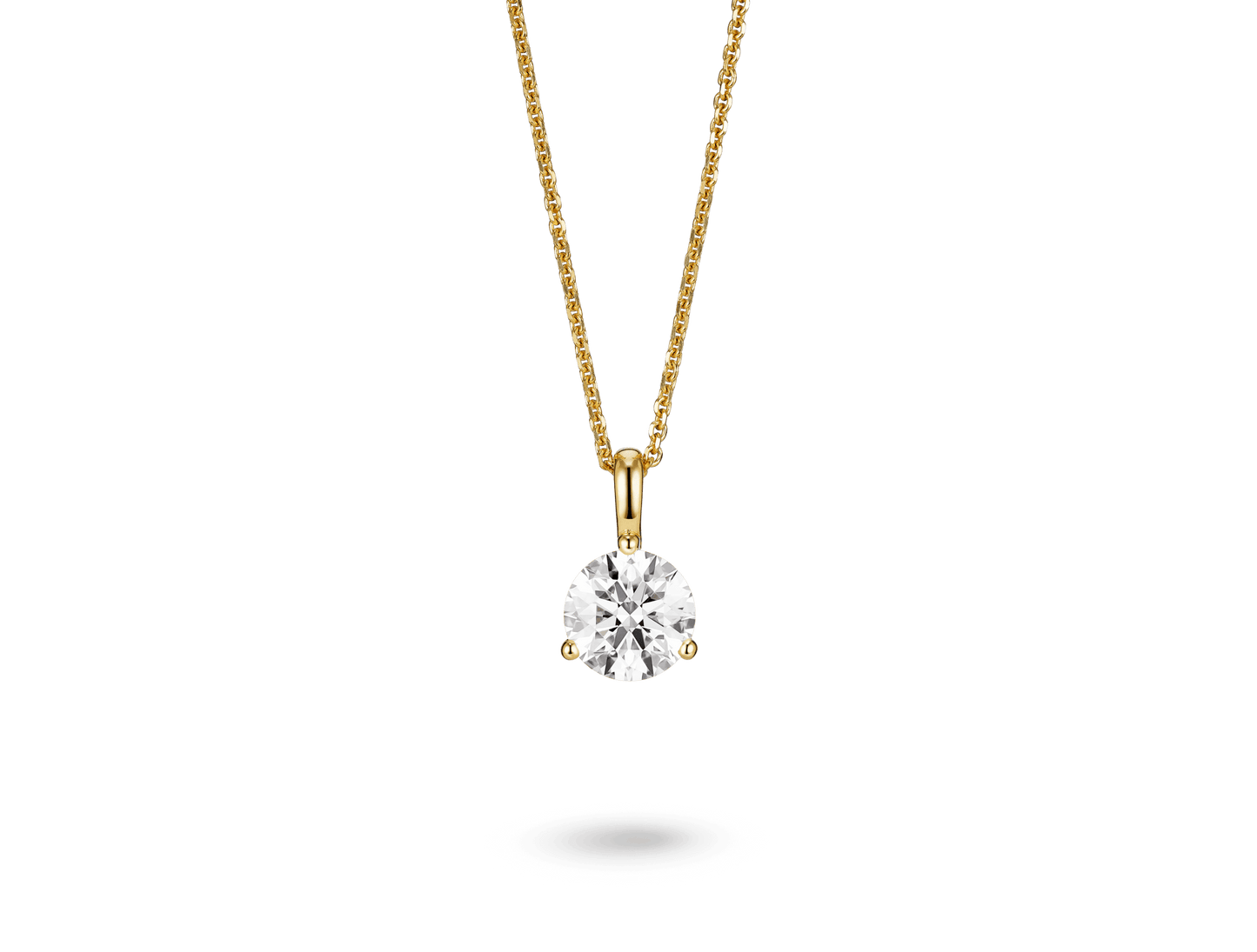 Round Brilliant Solitaire Bale Pendant