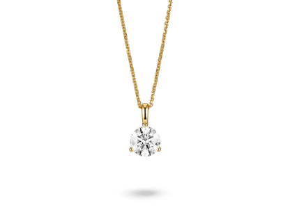 Round Brilliant Solitaire Bale Pendant