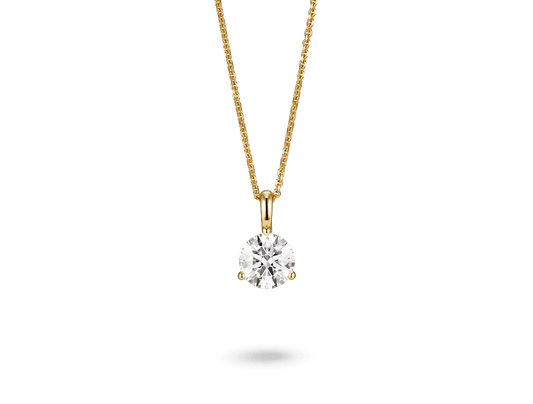 Round Brilliant Solitaire Bale Pendant