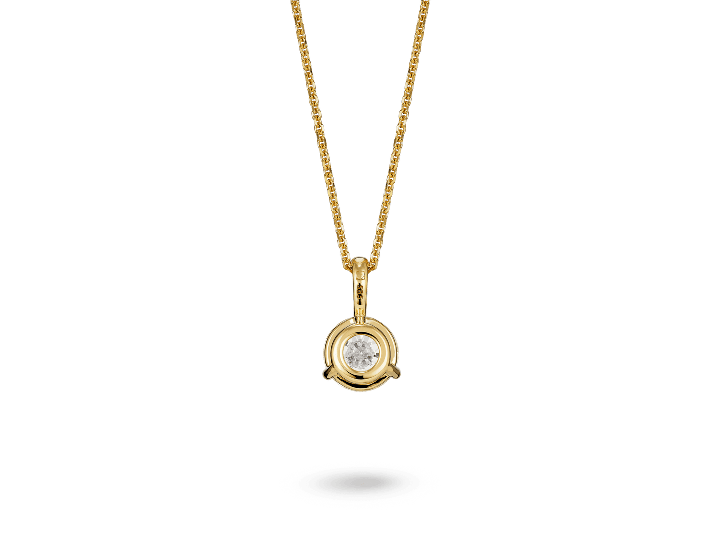 Round Brilliant Solitaire Bale Pendant