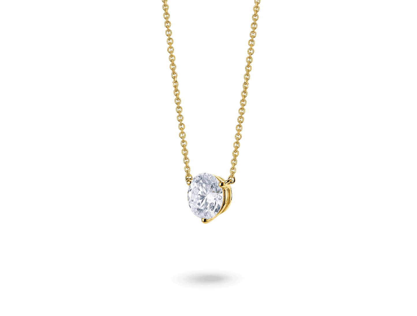 Round Brilliant Solitaire Pendant