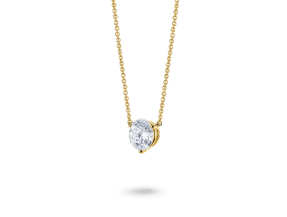 Round Brilliant Solitaire Pendant