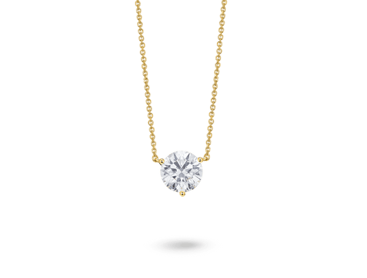 Round Brilliant Solitaire Pendant