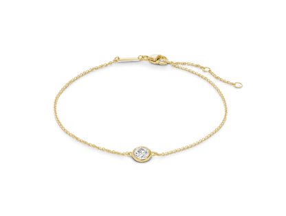 Round Brilliant Bezel Bracelet