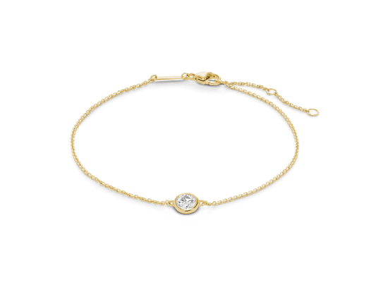 Round Brilliant Bezel Bracelet