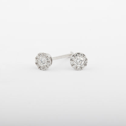 Diamond Cluster Studs  (Ready to Ship)