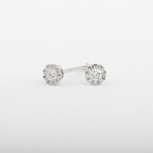 Diamond Cluster Studs  (Ready to Ship)