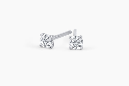 Solitaire Stud Earring