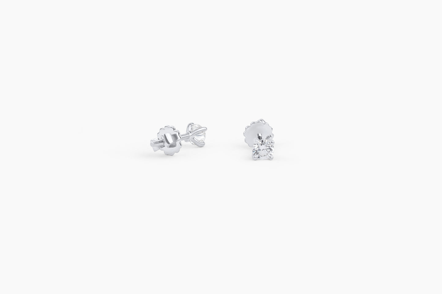 Solitaire Stud Earring