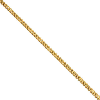 10k Yellow Gold Solid Mens Franco Chain 2.75 mm