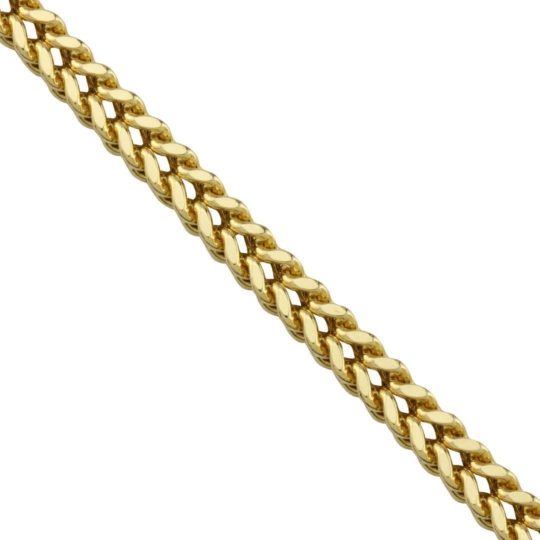 10k Yellow Gold Franco Chain 3 mm